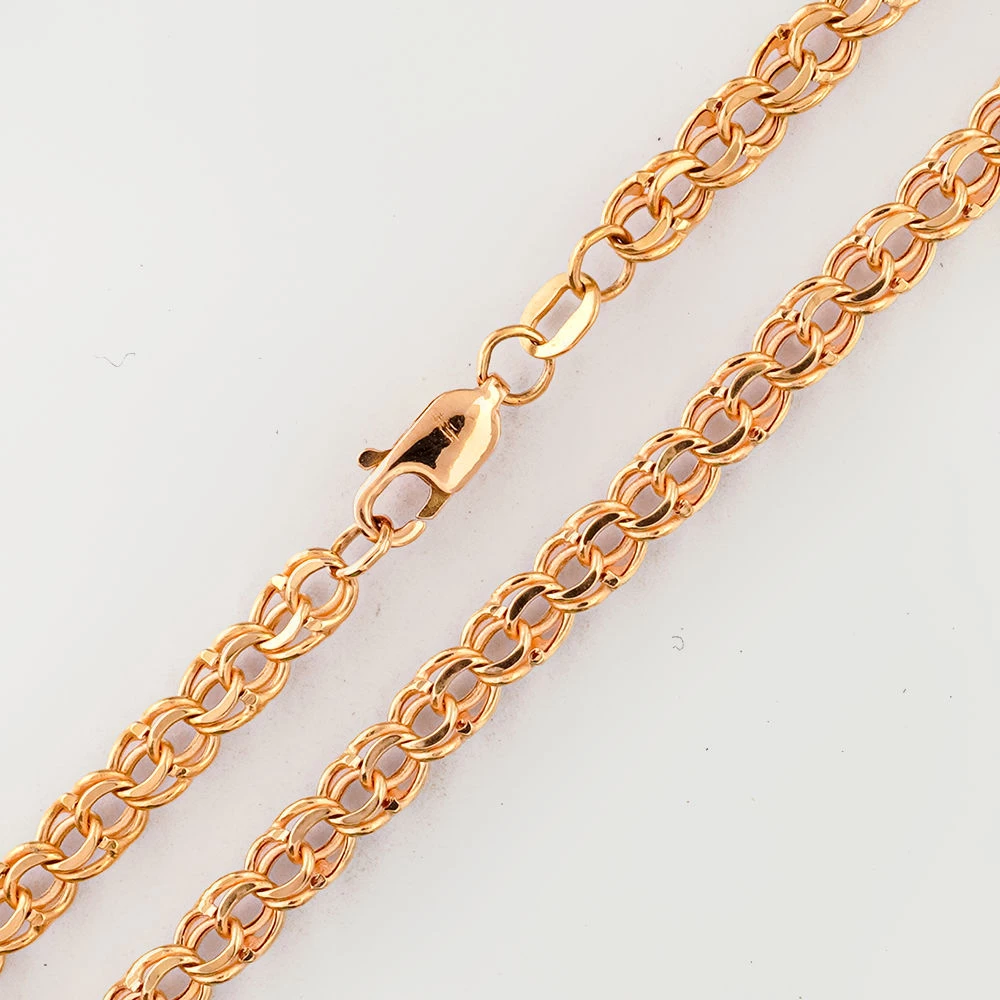 Цепь из красного золота 585 пробы