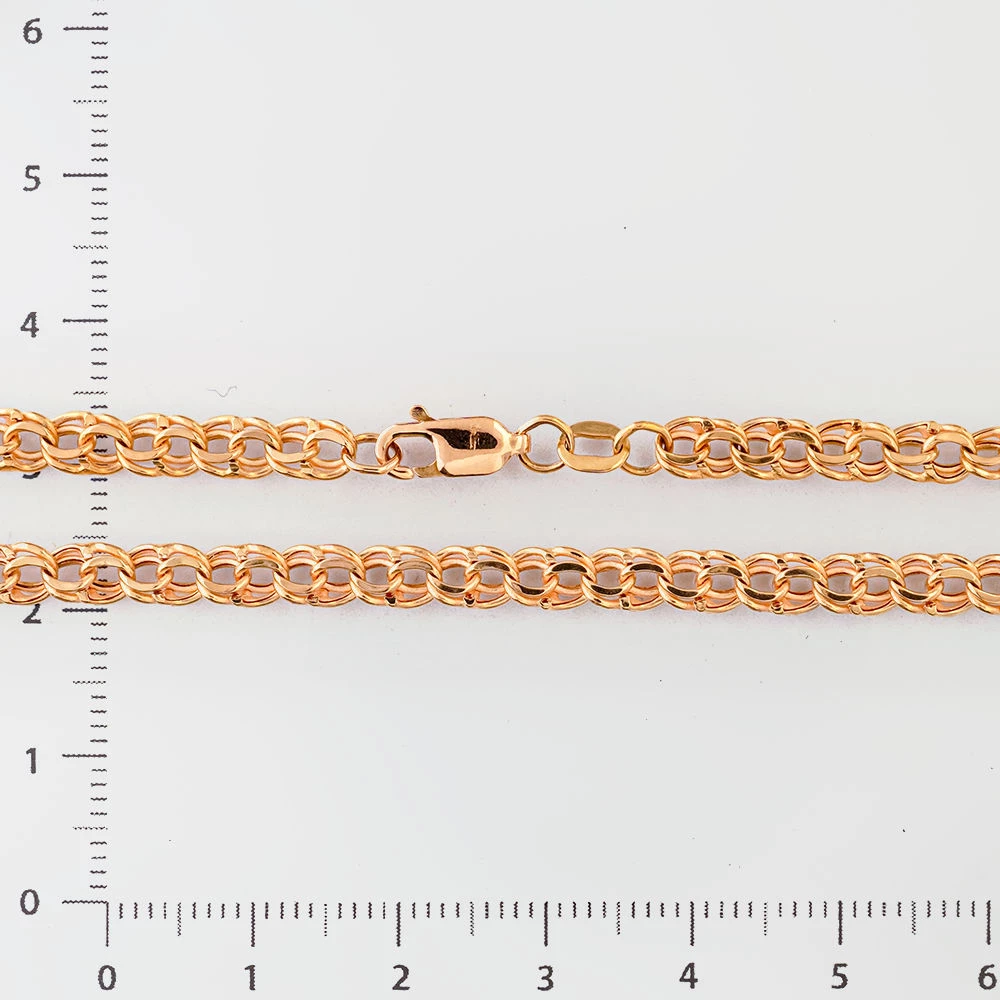 Цепь из красного золота 585 пробы