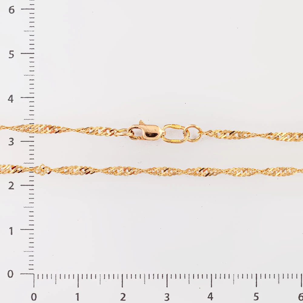 Цепь из красного золота 585 пробы