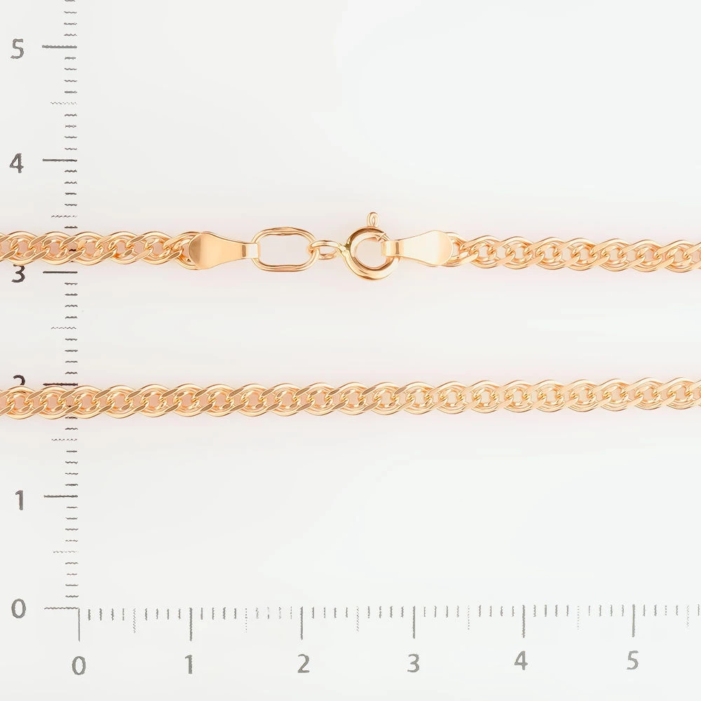 Цепь из красного золота 375 пробы