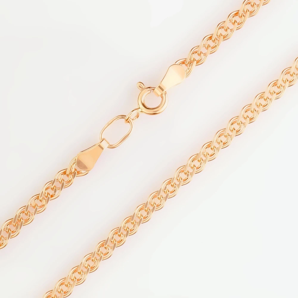 Цепь из красного золота 375 пробы