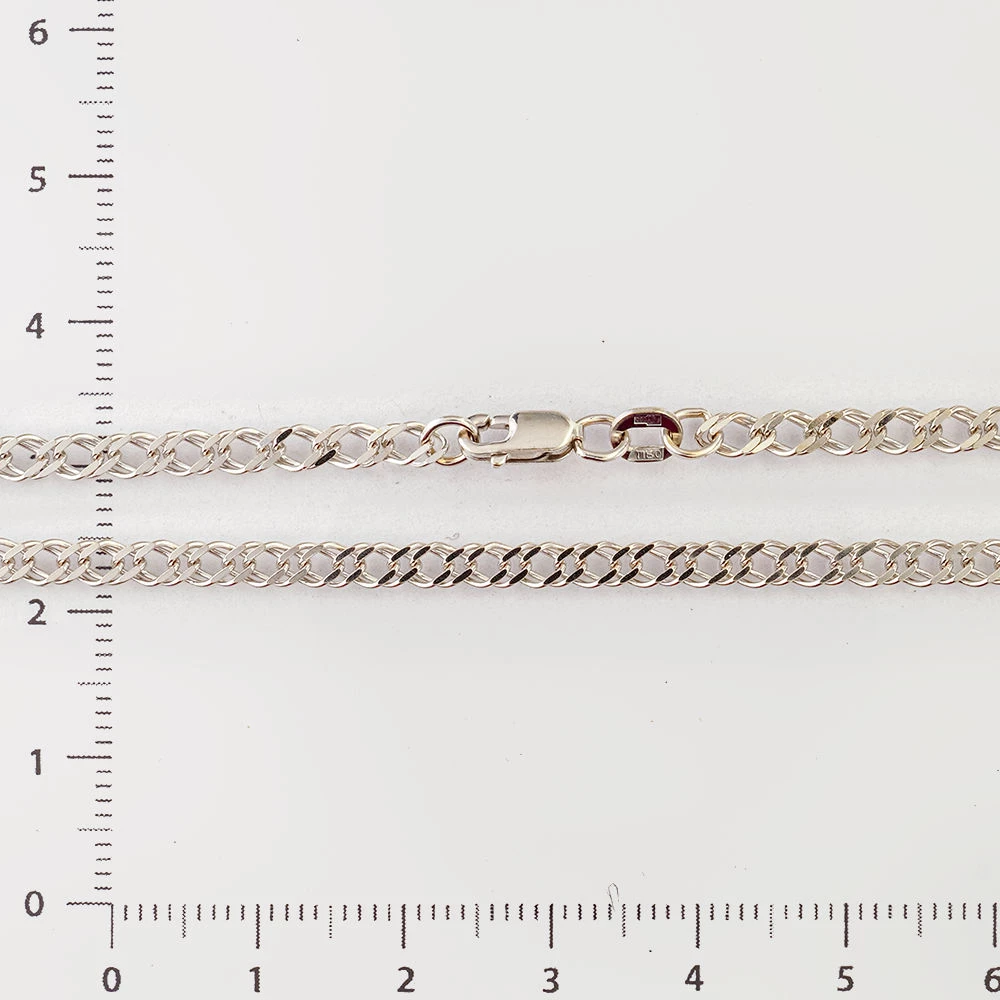 Цепь из белого золота 585 пробы