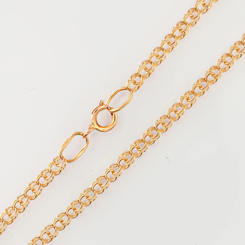 Цепь из красного золота 585 пробы