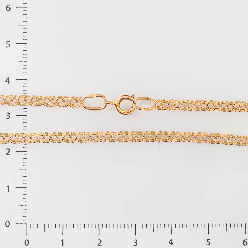 Цепь из красного золота 585 пробы