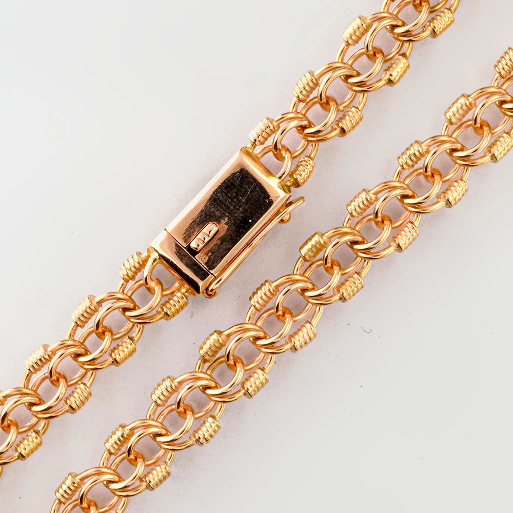 Цепь из красного золота 585 пробы