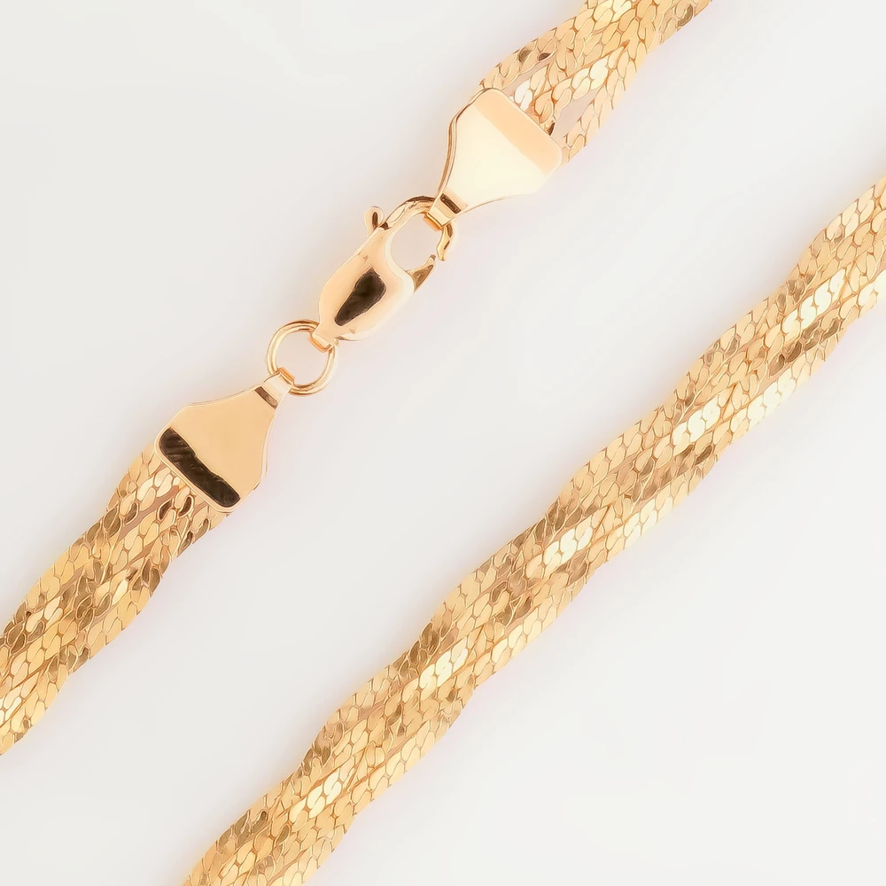 Цепь из красного золота 585 пробы