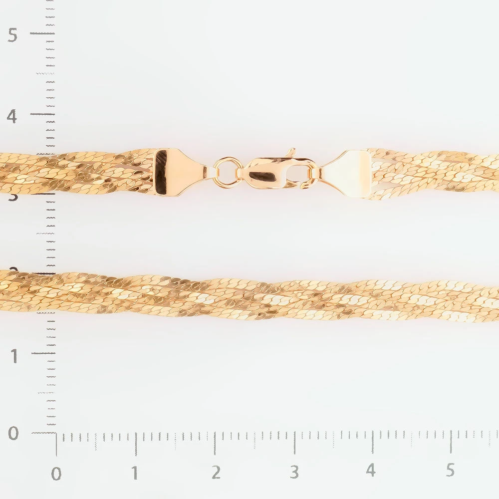 Цепь из красного золота 585 пробы