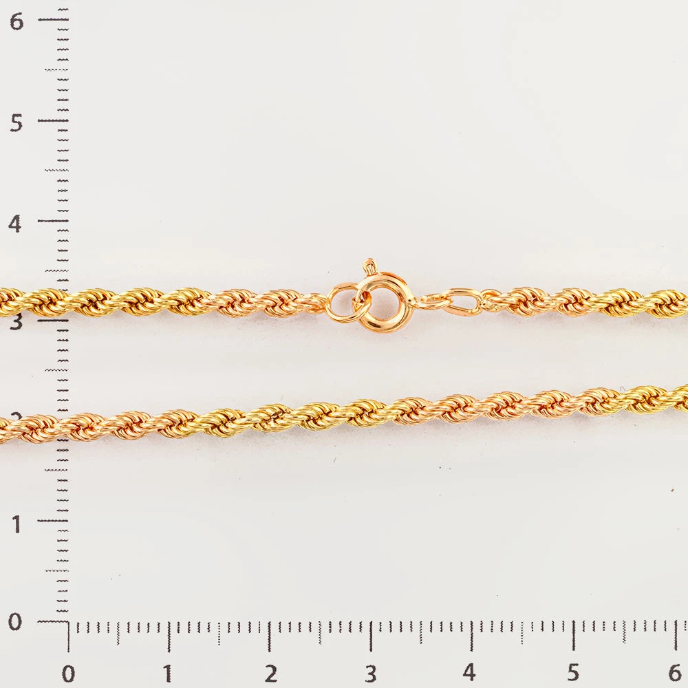 Цепь из красного золота 585 пробы