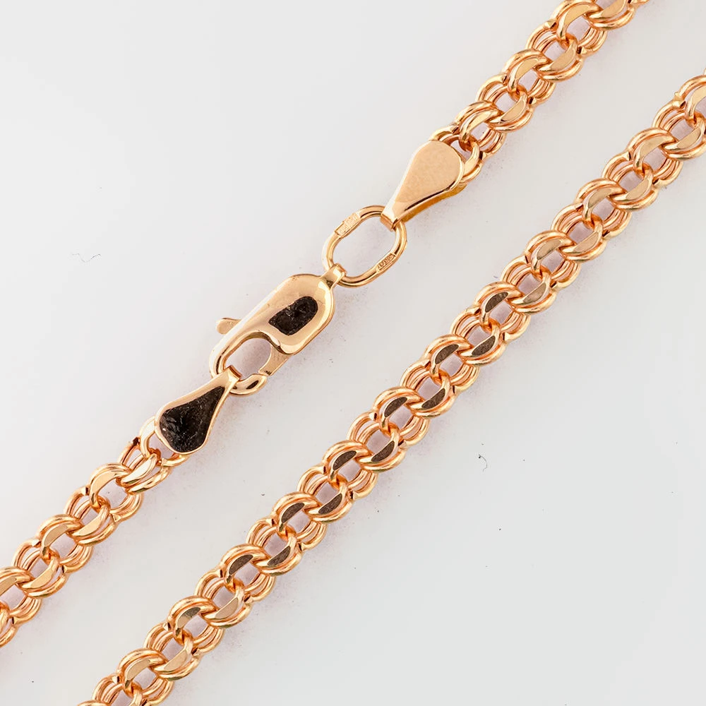 Цепь из красного золота 585 пробы