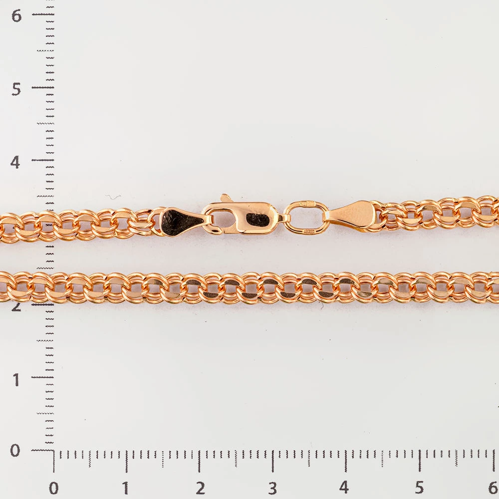 Цепь из красного золота 585 пробы