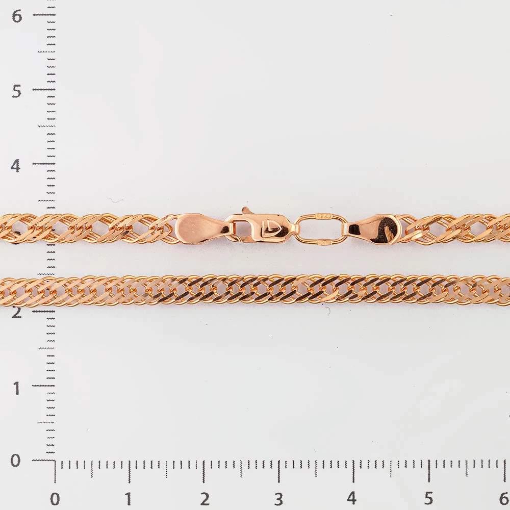 Цепь из красного золота 585 пробы