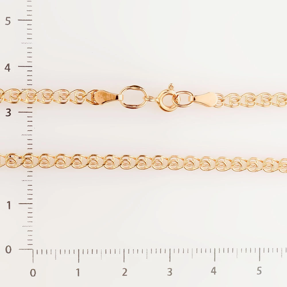 Цепь из красного золота 585 пробы