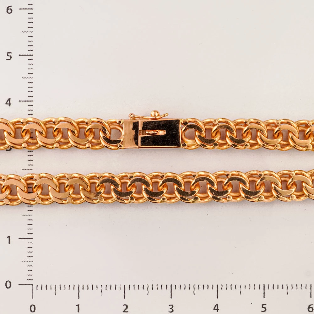 Цепь из красного золота 585 пробы