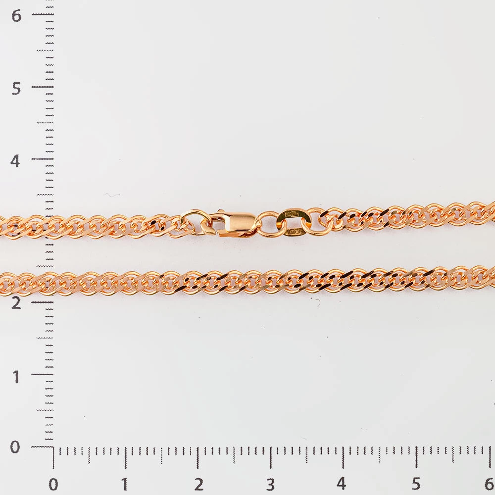 Цепь из красного золота 585 пробы