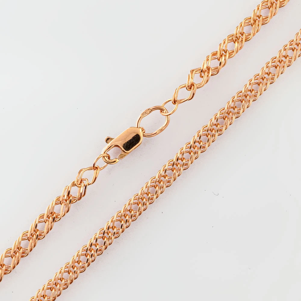 Цепь из красного золота 585 пробы