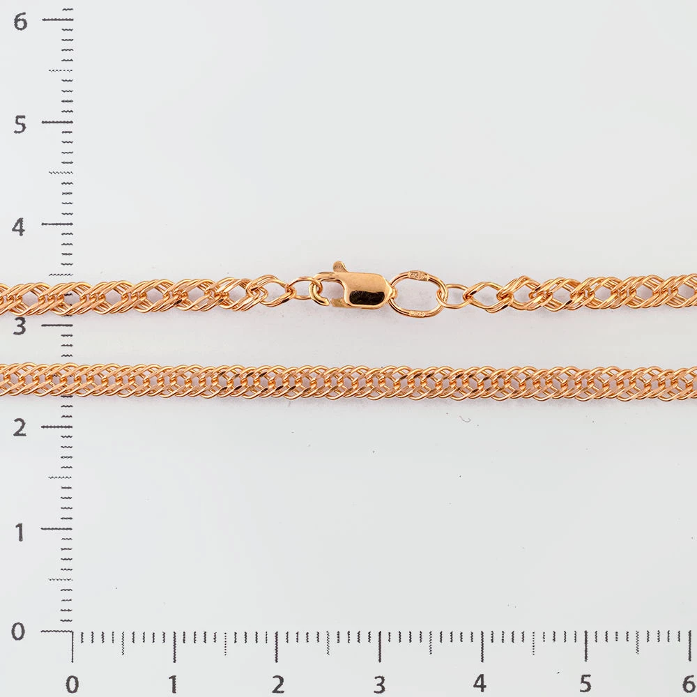 Цепь из красного золота 585 пробы