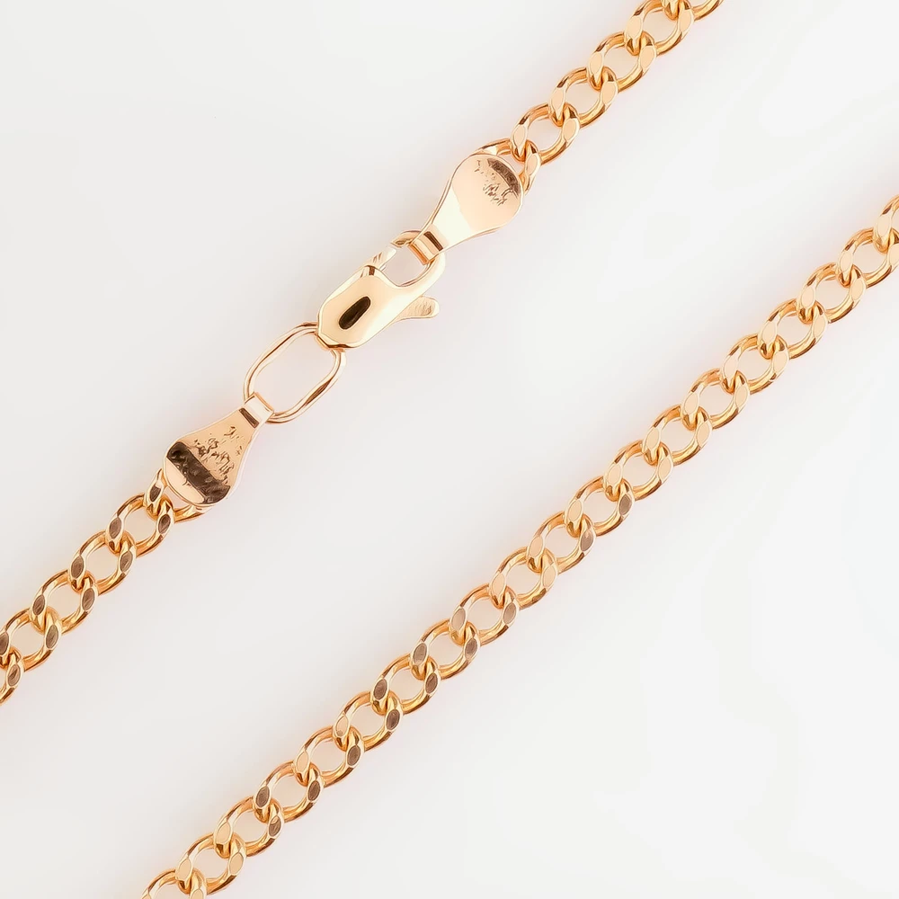 Цепь из красного золота 585 пробы