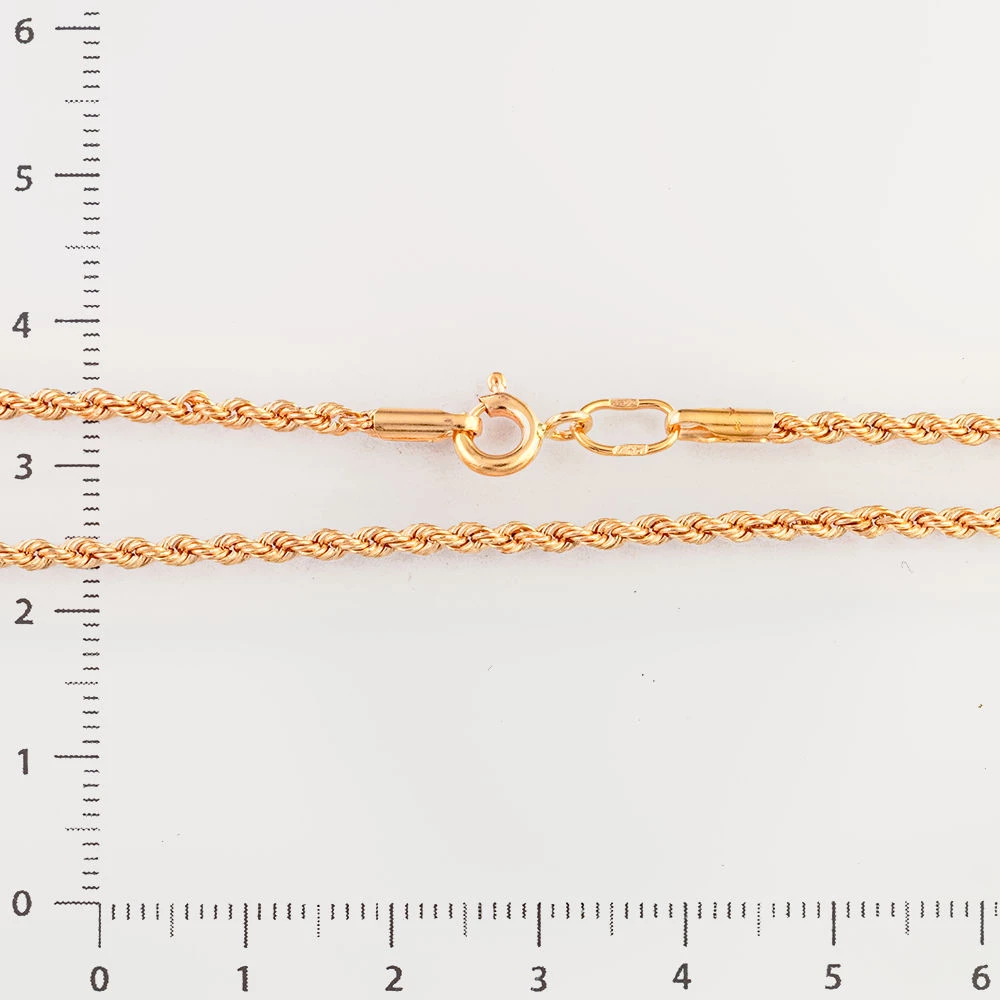 Цепь из красного золота 585 пробы