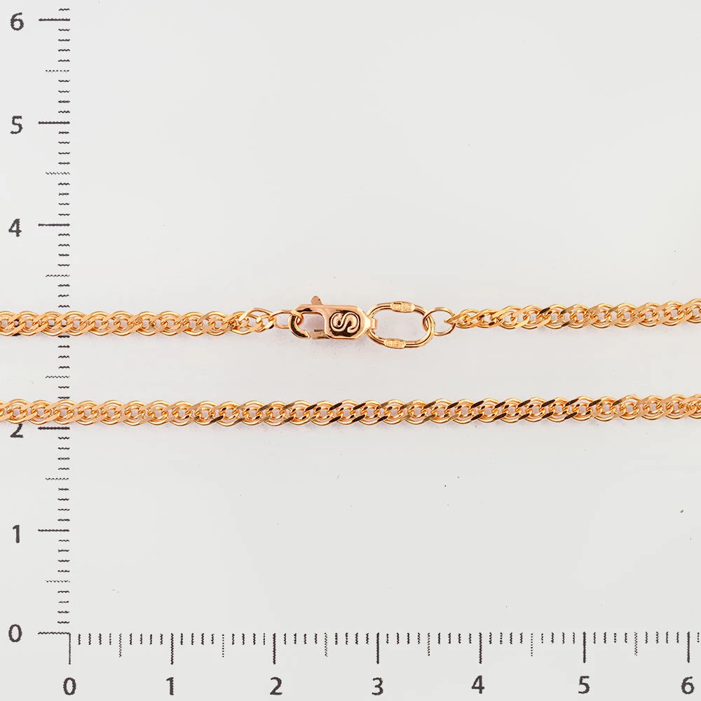Цепь из красного золота 585 пробы