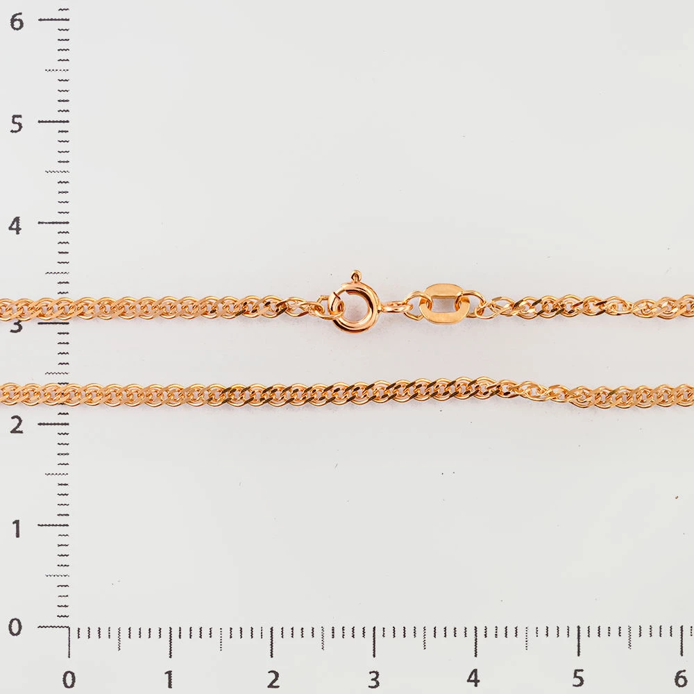 Цепь из красного золота 585 пробы