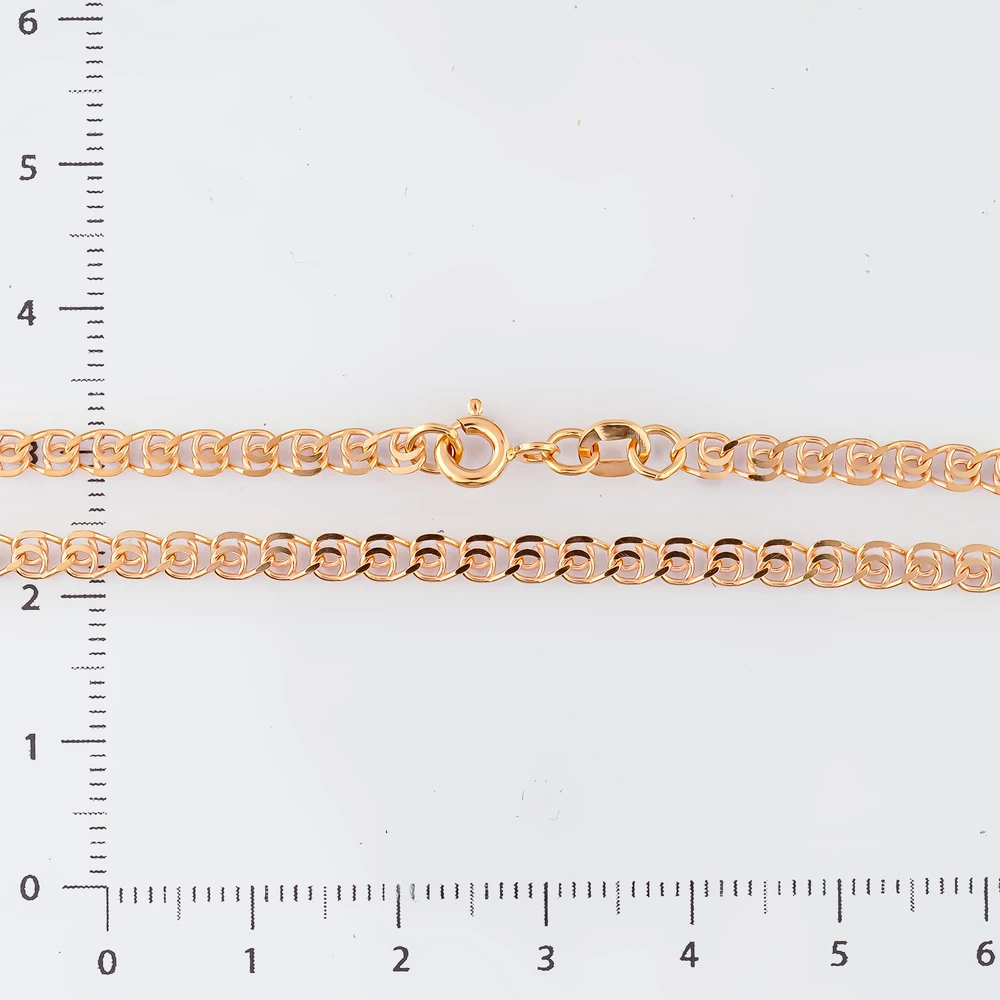 Цепь из красного золота 585 пробы