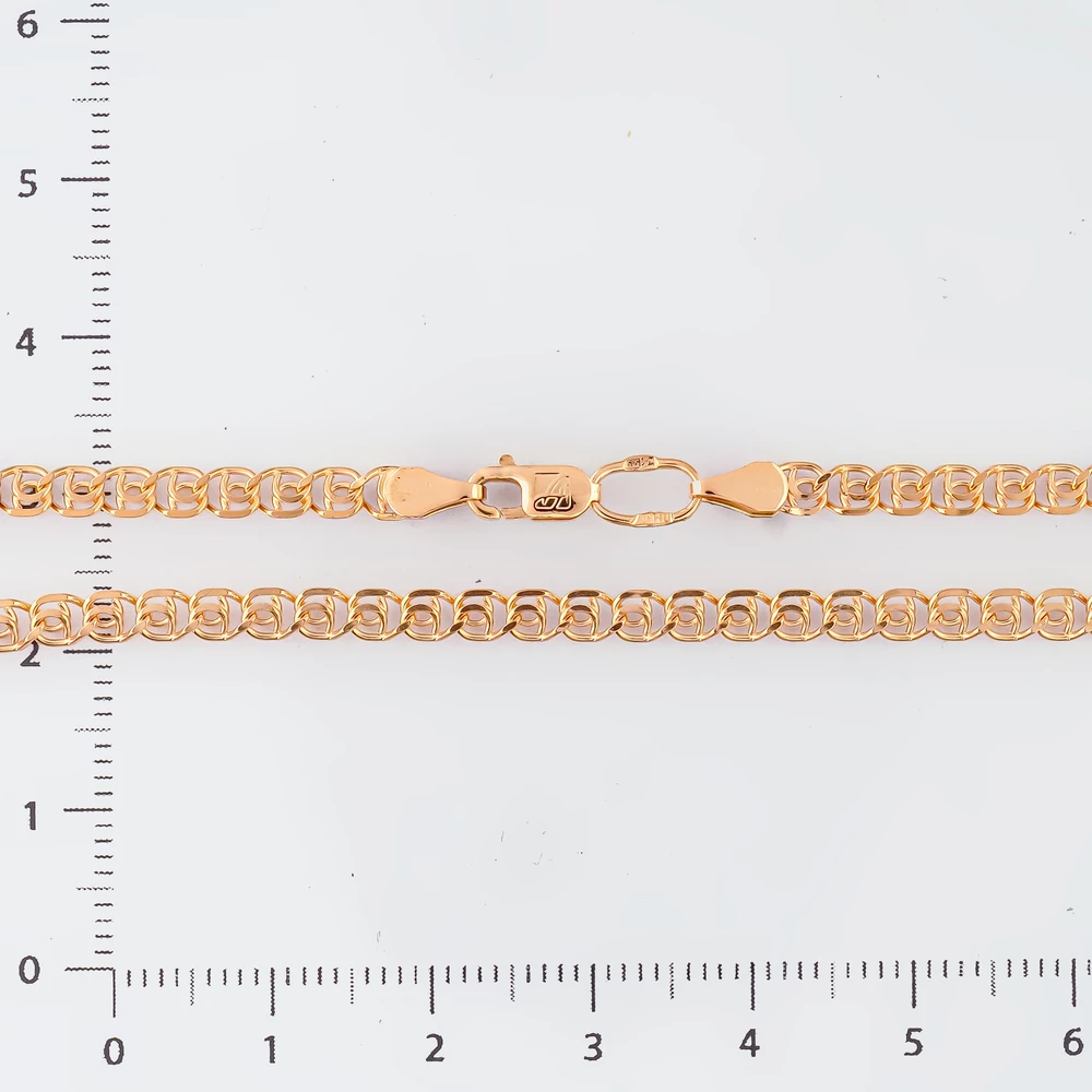 Цепь из красного золота 585 пробы