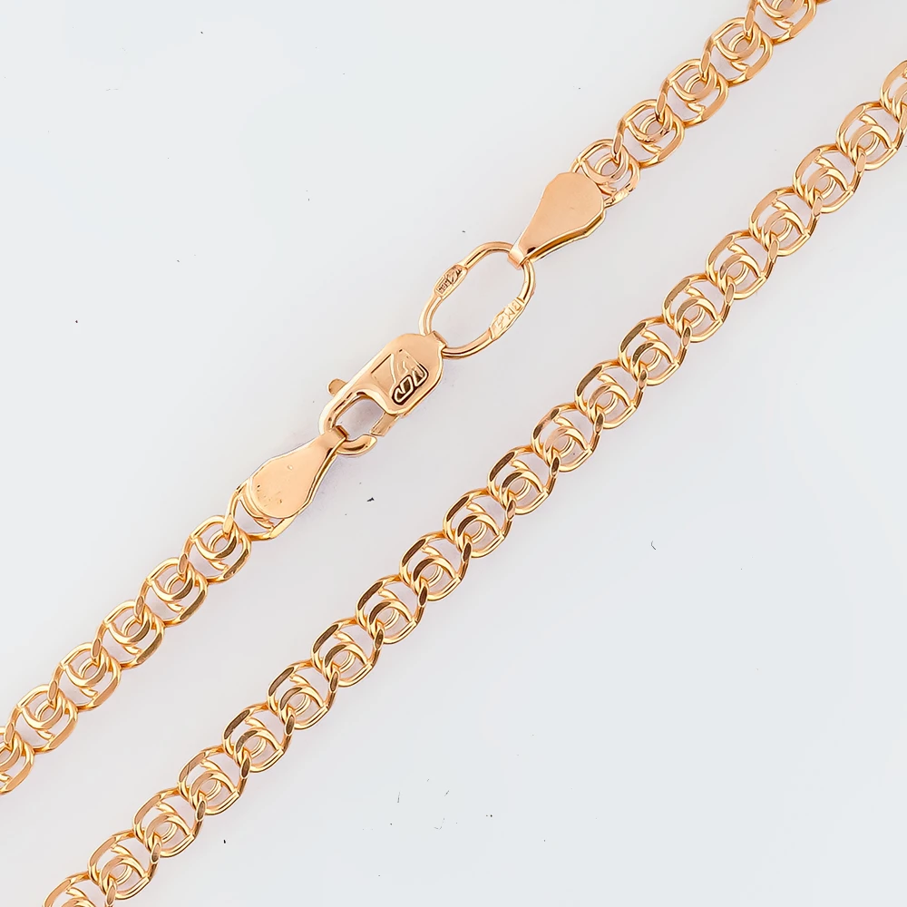 Цепь из красного золота 585 пробы