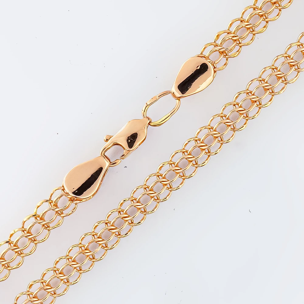 Цепь из красного золота 585 пробы