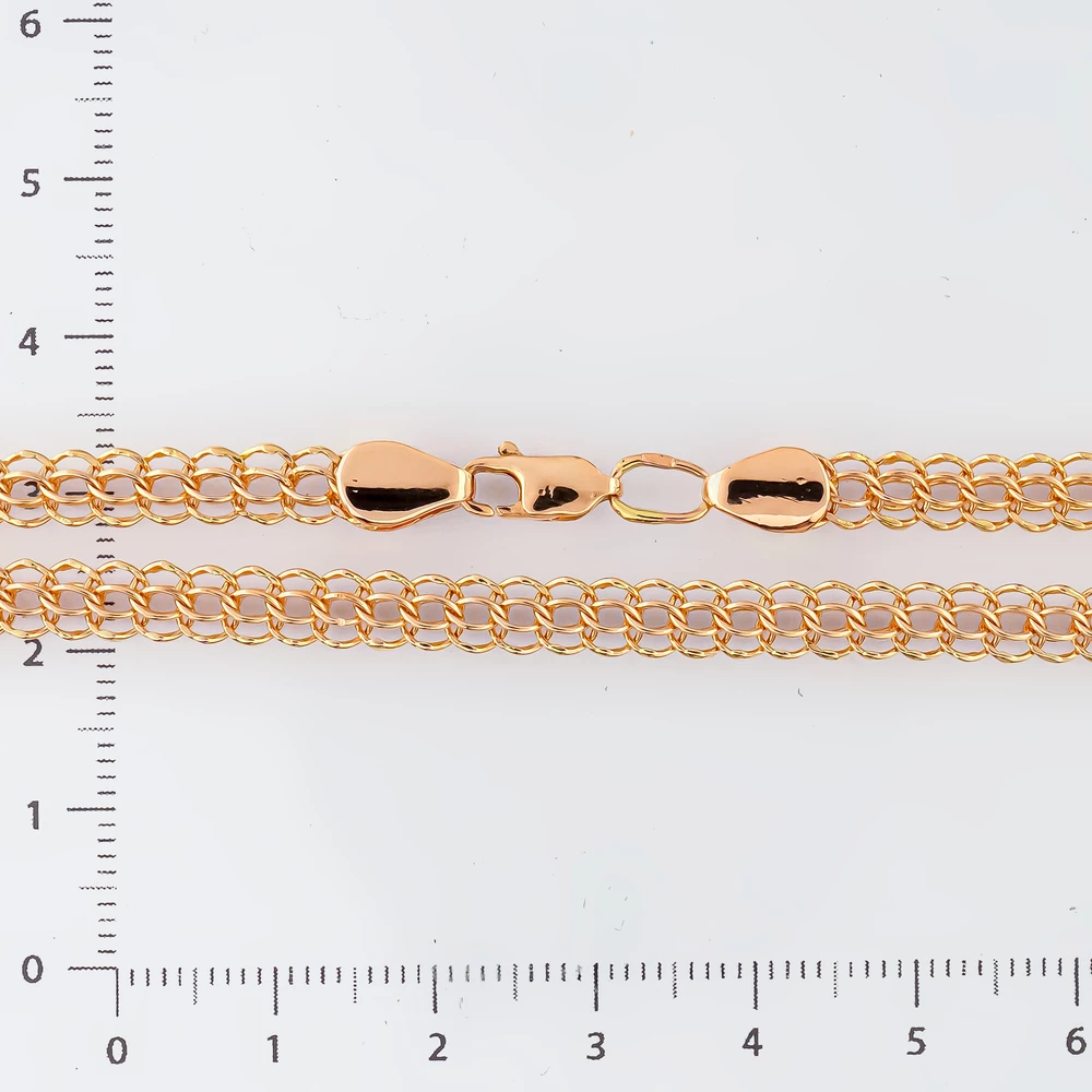 Цепь из красного золота 585 пробы