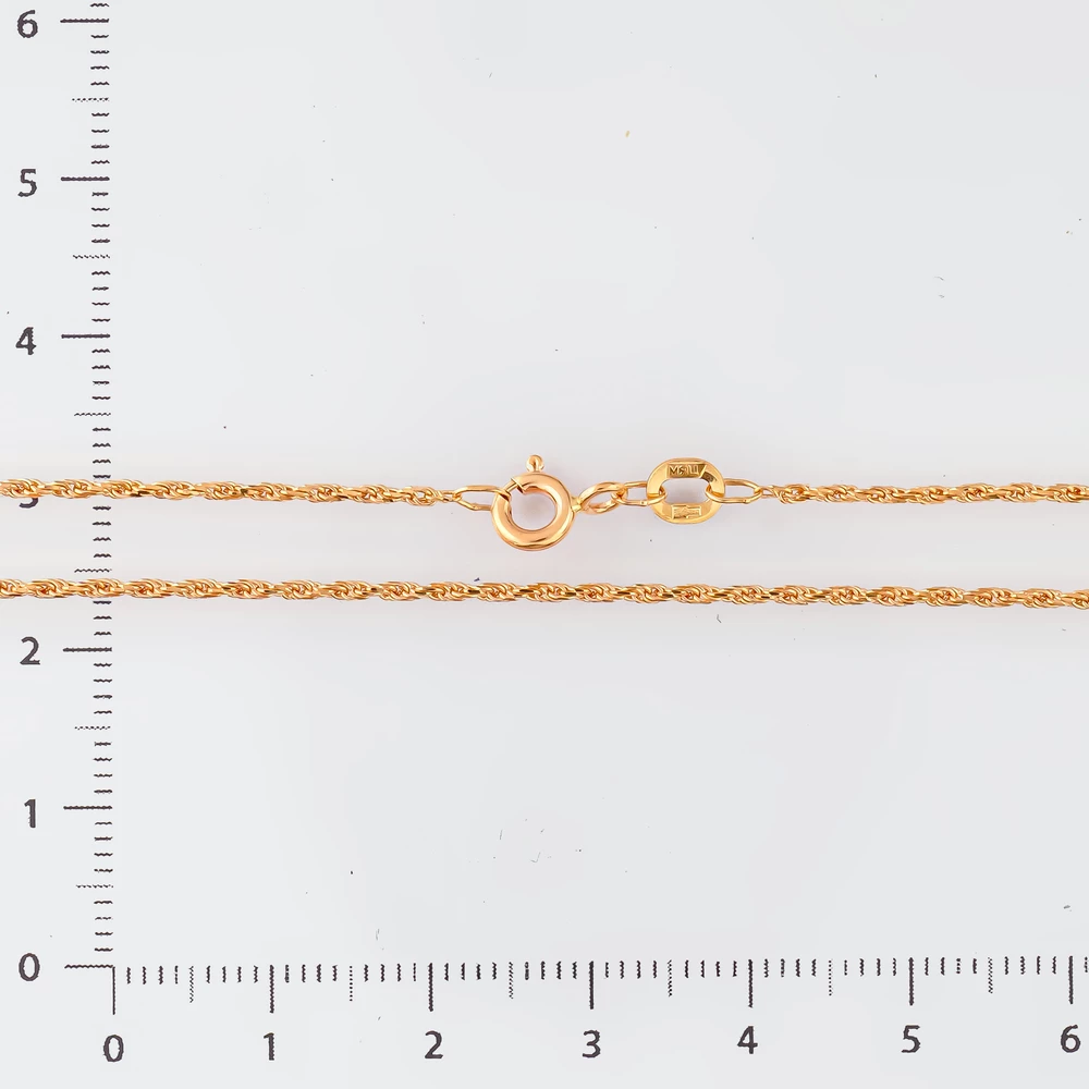 Цепь из красного золота 585 пробы