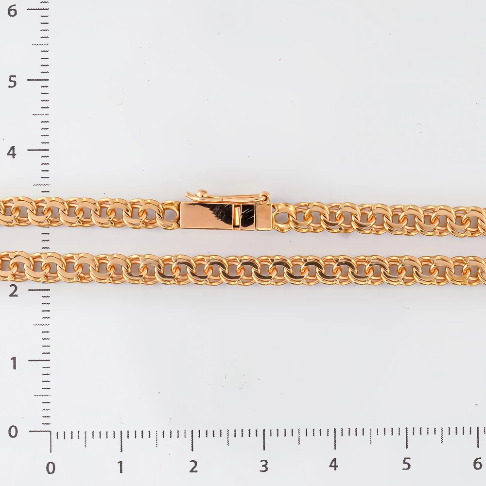 Цепь из красного золота 585 пробы