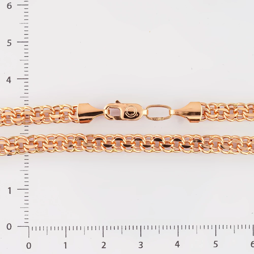 Цепь из красного золота 585 пробы