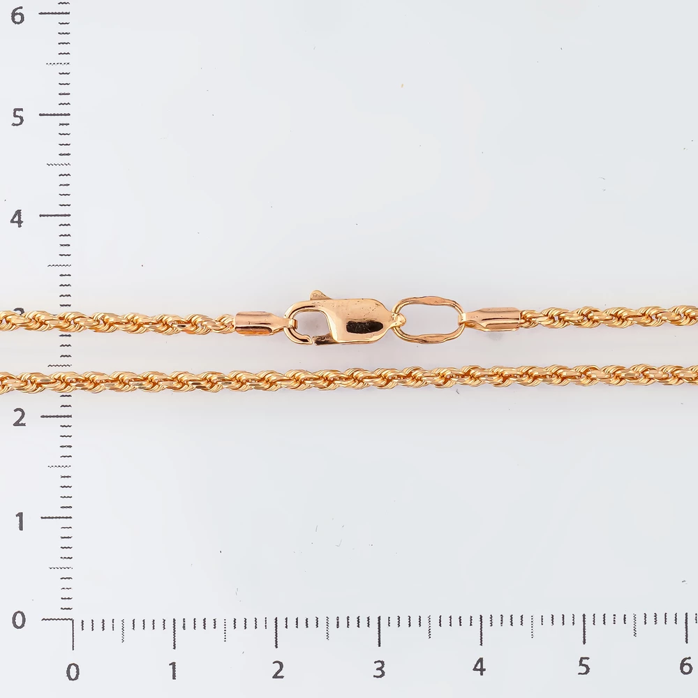 Цепь из красного золота 585 пробы