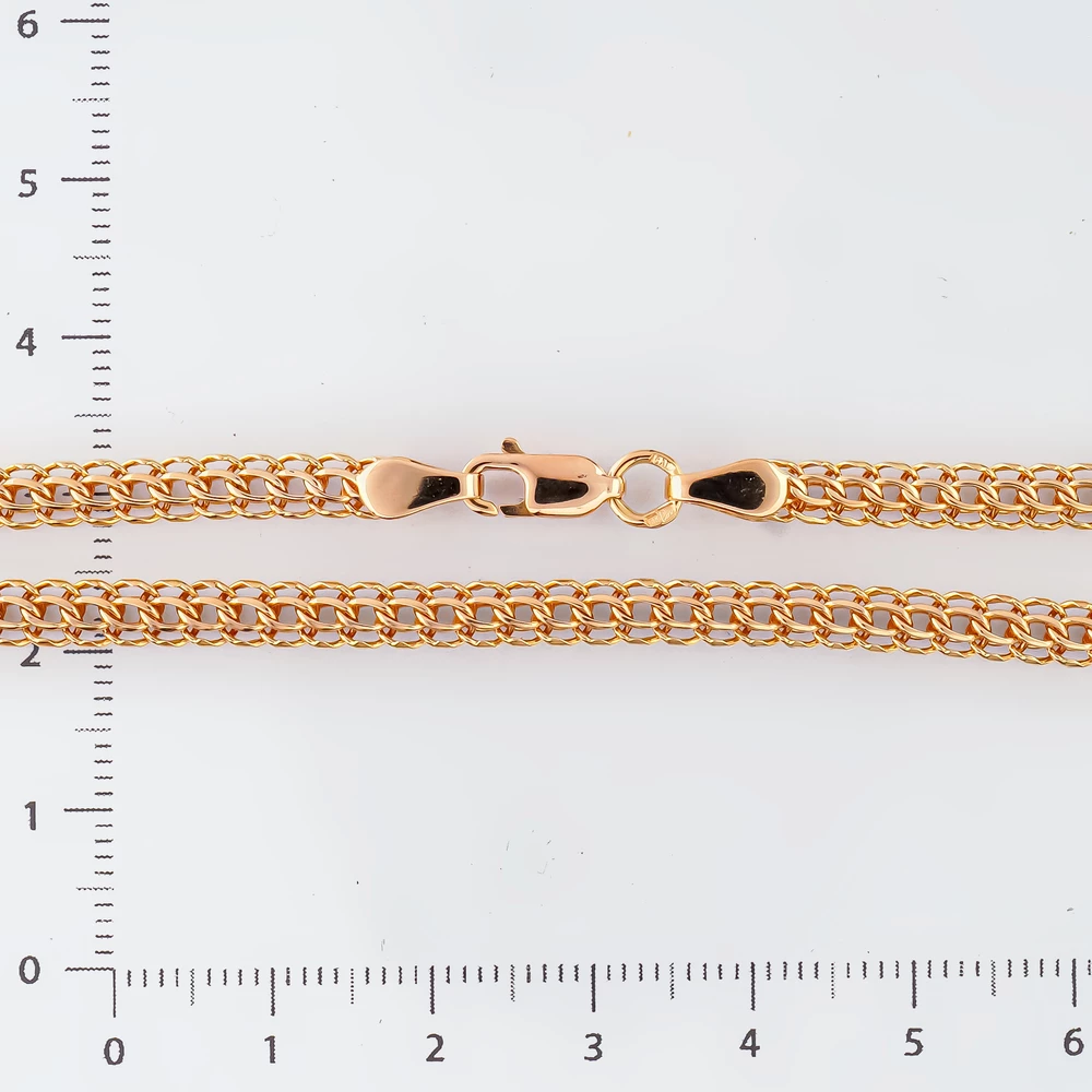 Цепь из красного золота 585 пробы