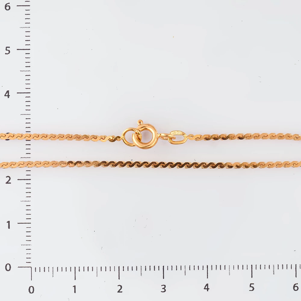 Цепь из красного золота 583 пробы