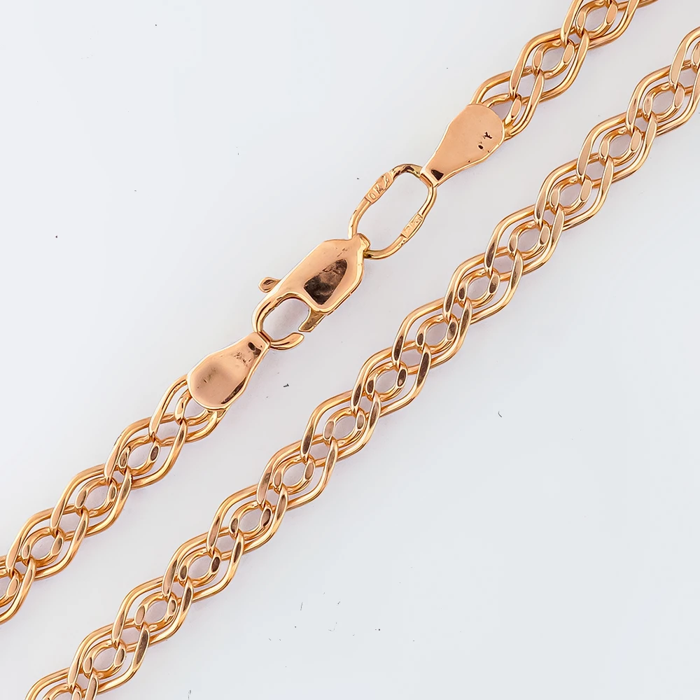 Цепь из красного золота 585 пробы