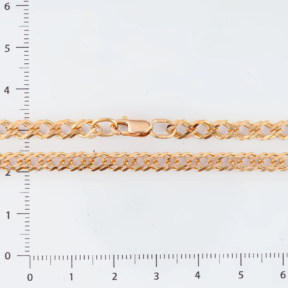 Цепь из красного золота 585 пробы