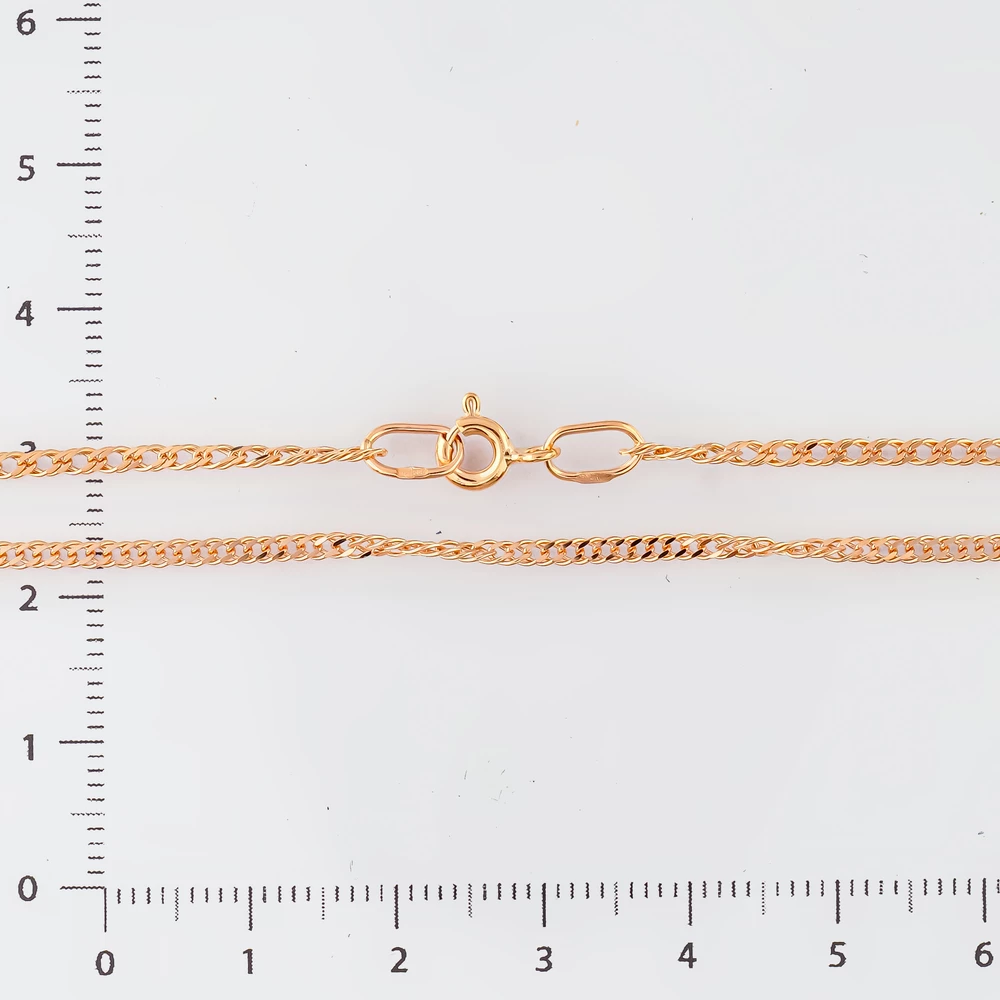 Цепь из красного золота 585 пробы