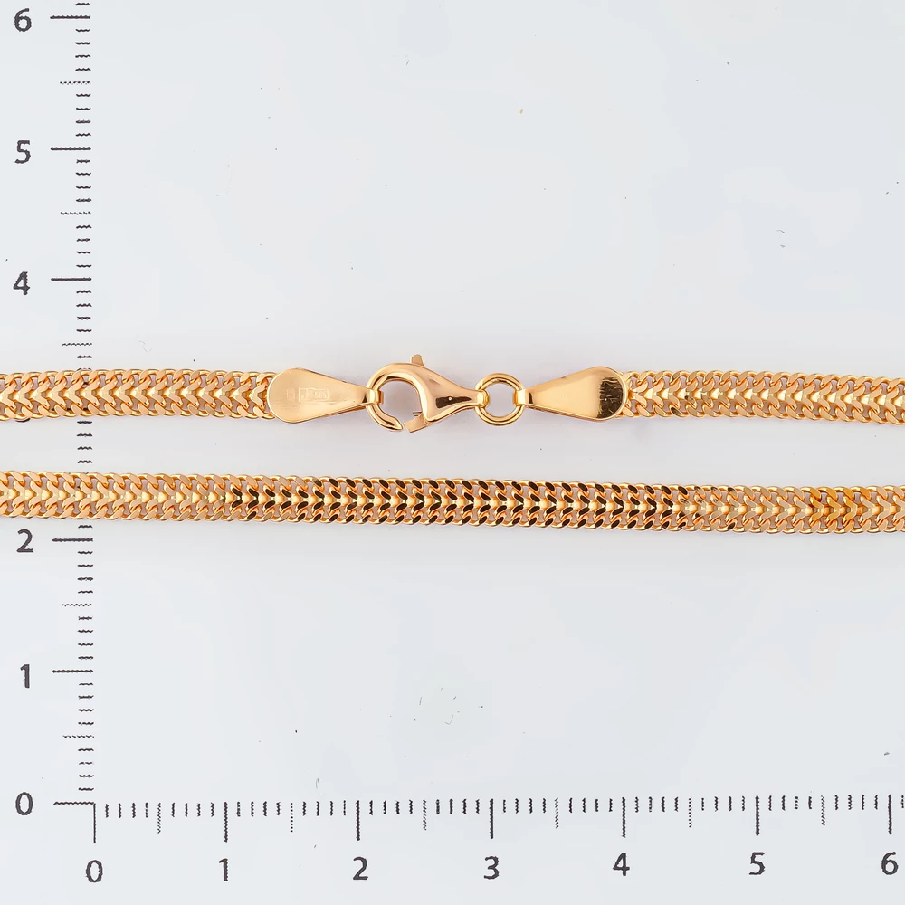 Цепь из красного золота 585 пробы