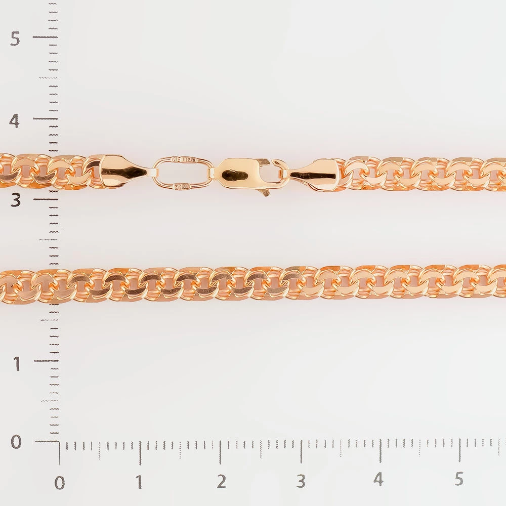 Цепь из красного золота 585 пробы