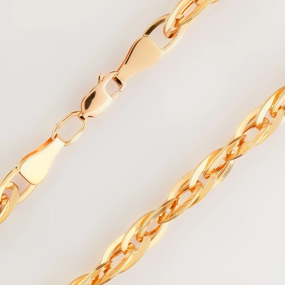 Цепь из красного золота 585 пробы