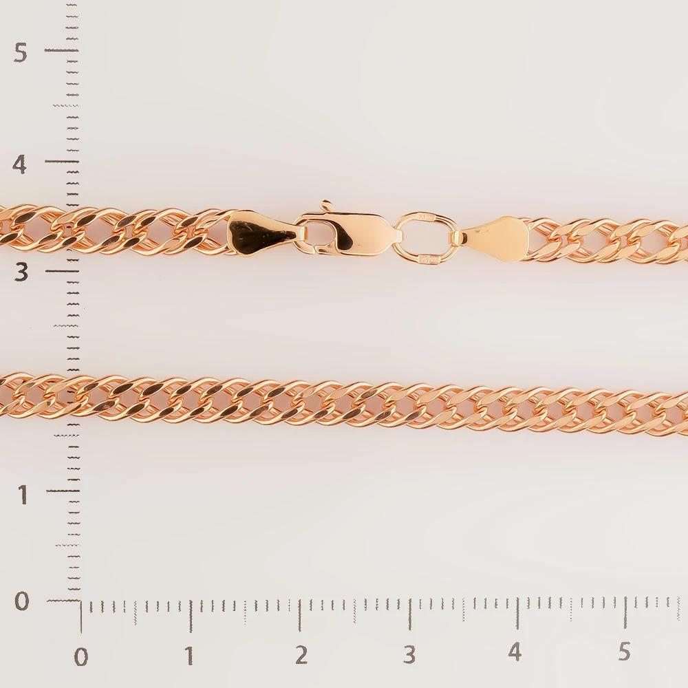 Цепь из красного золота 585 пробы