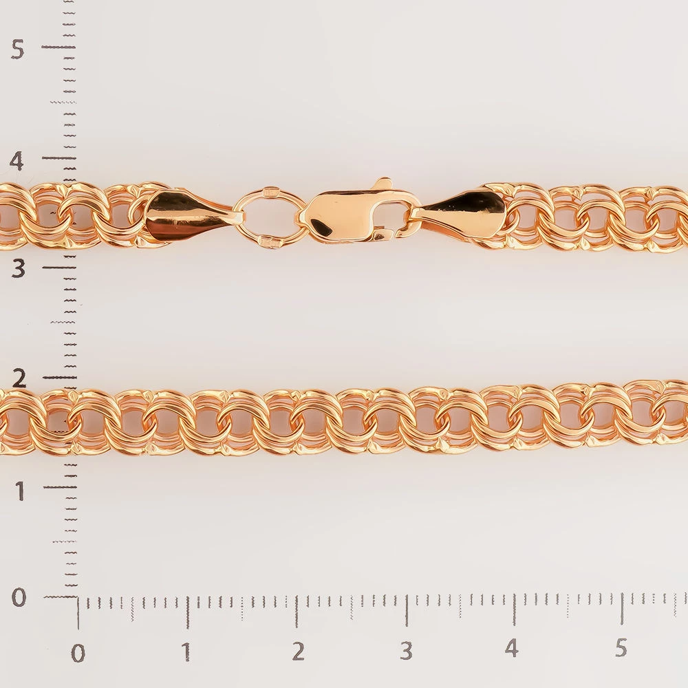 Цепь из красного золота 585 пробы