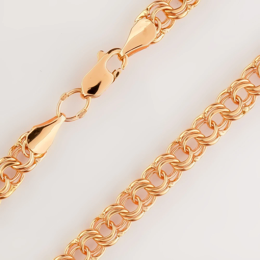 Цепь из красного золота 585 пробы