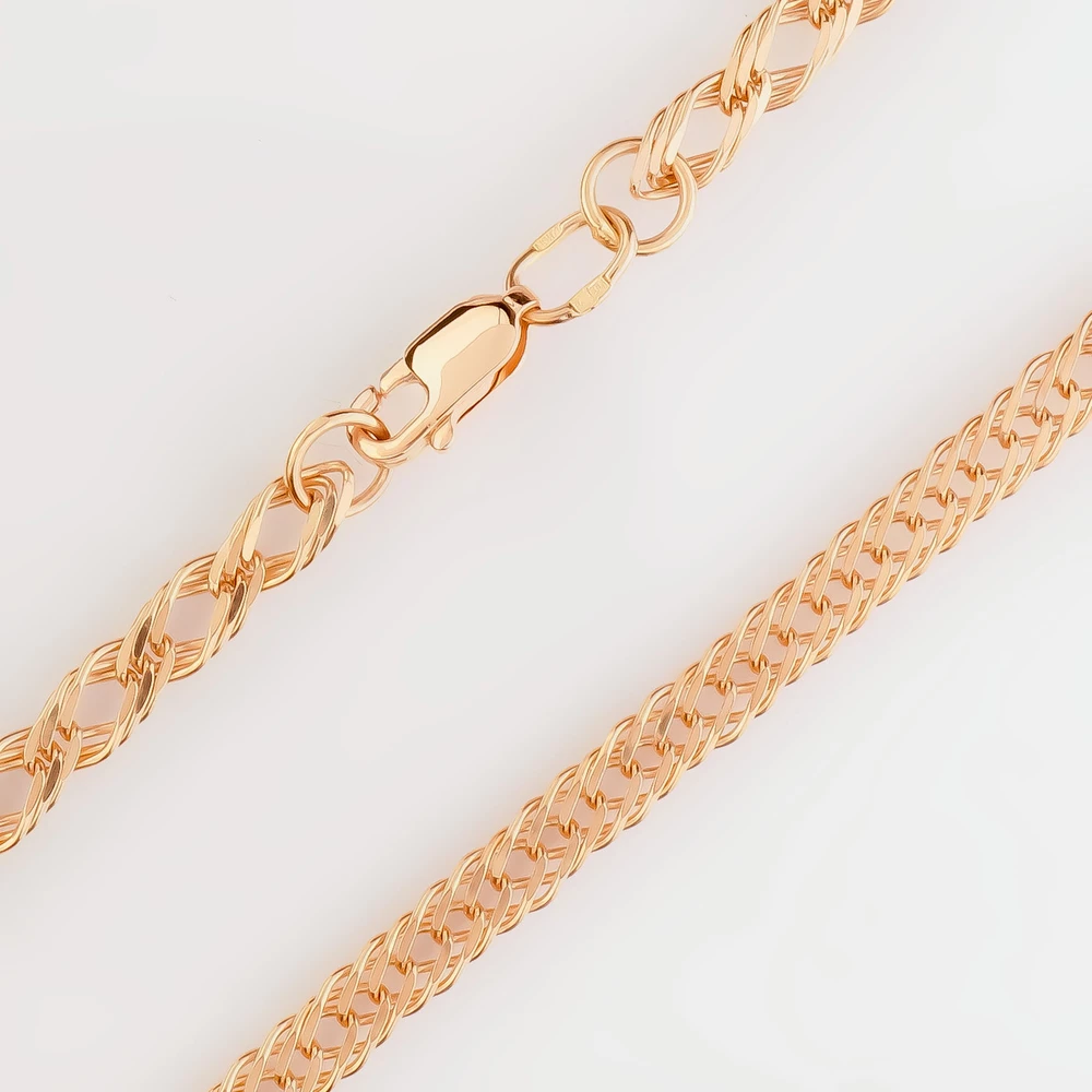 Цепь из красного золота 585 пробы