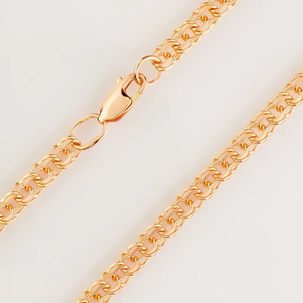 Цепь из красного золота 585 пробы