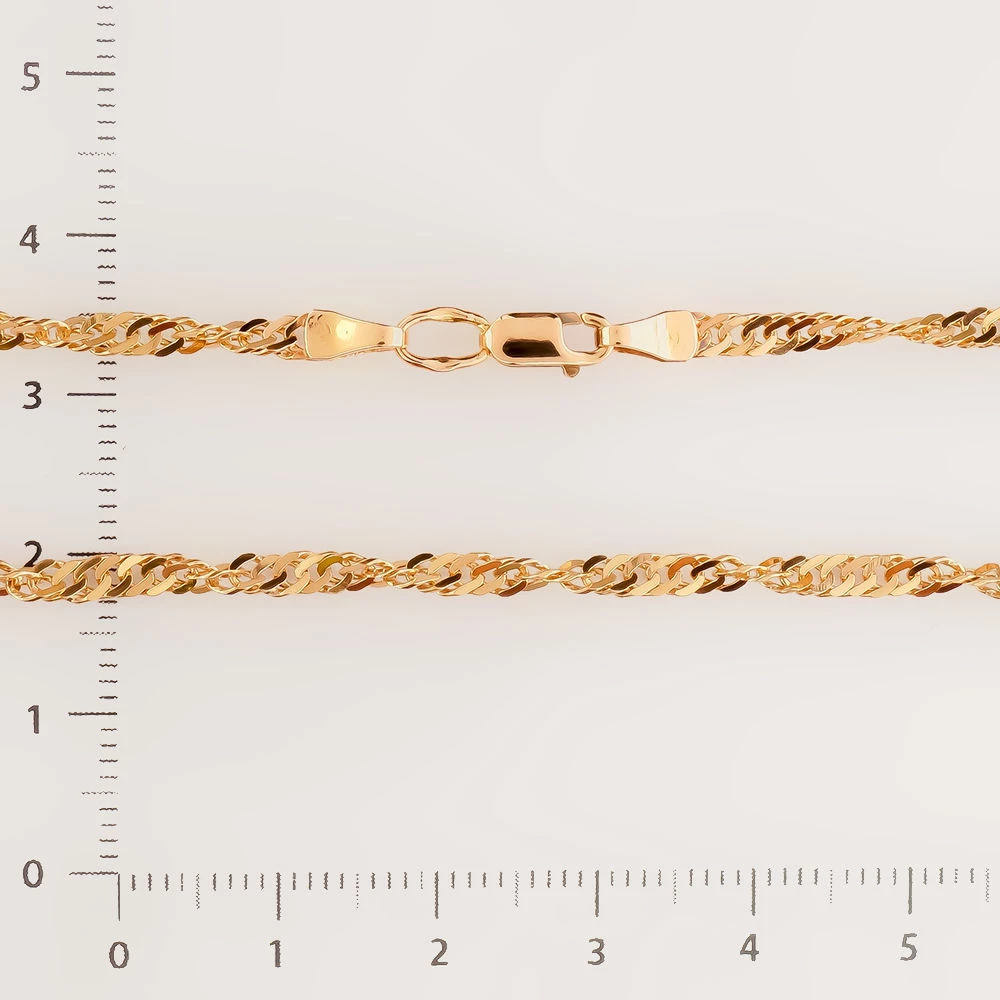 Цепь из красного золота 585 пробы