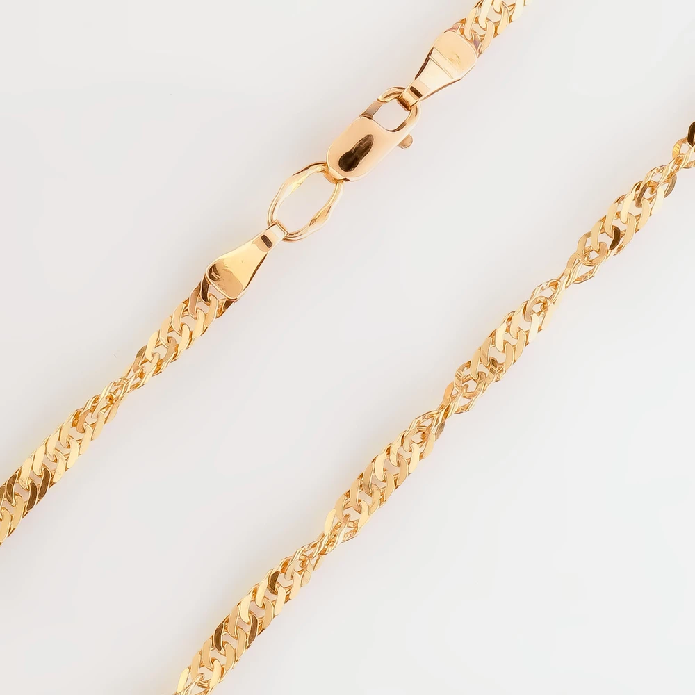 Цепь из красного золота 585 пробы