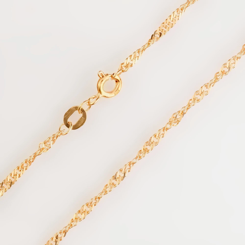 Цепь из красного золота 585 пробы