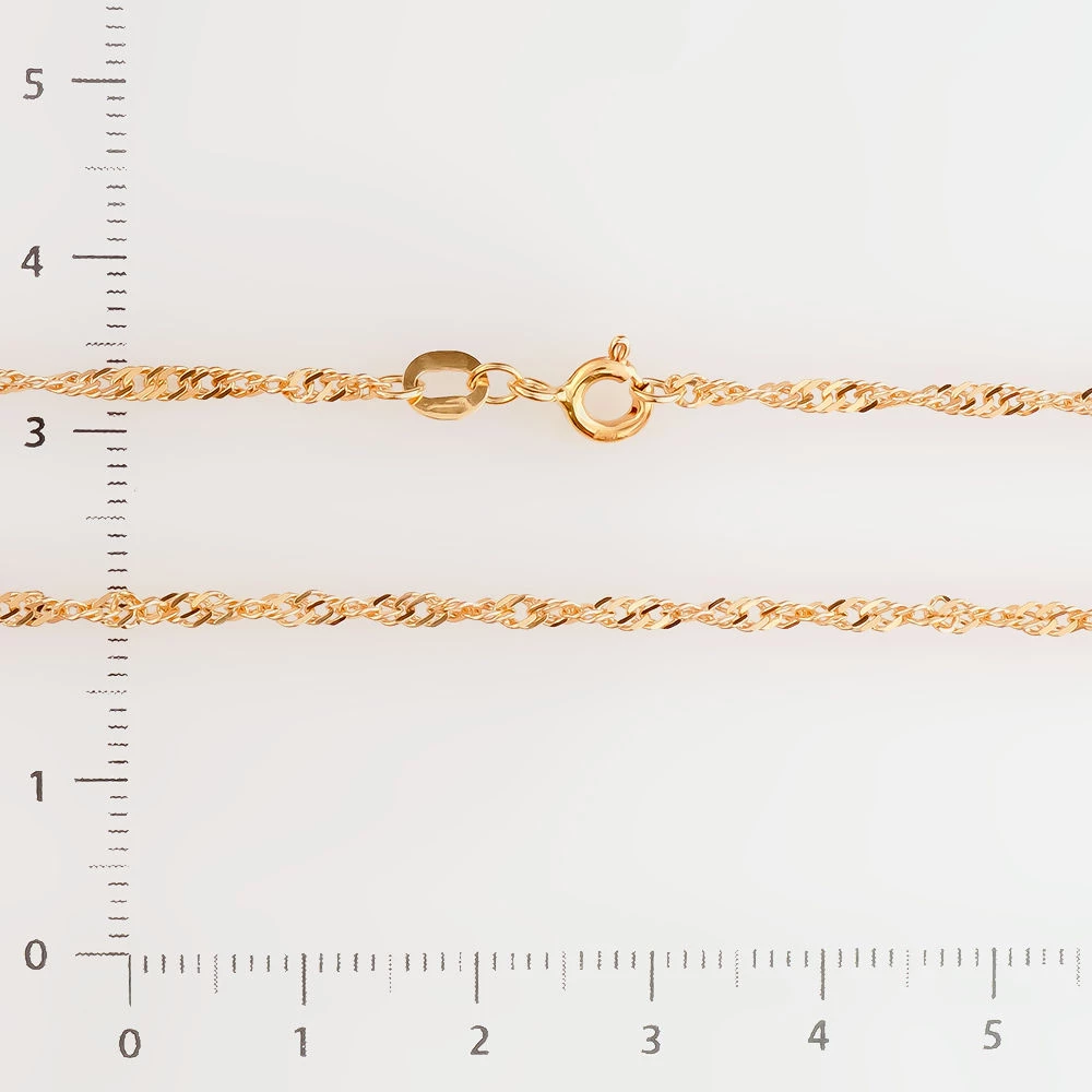 Цепь из красного золота 585 пробы